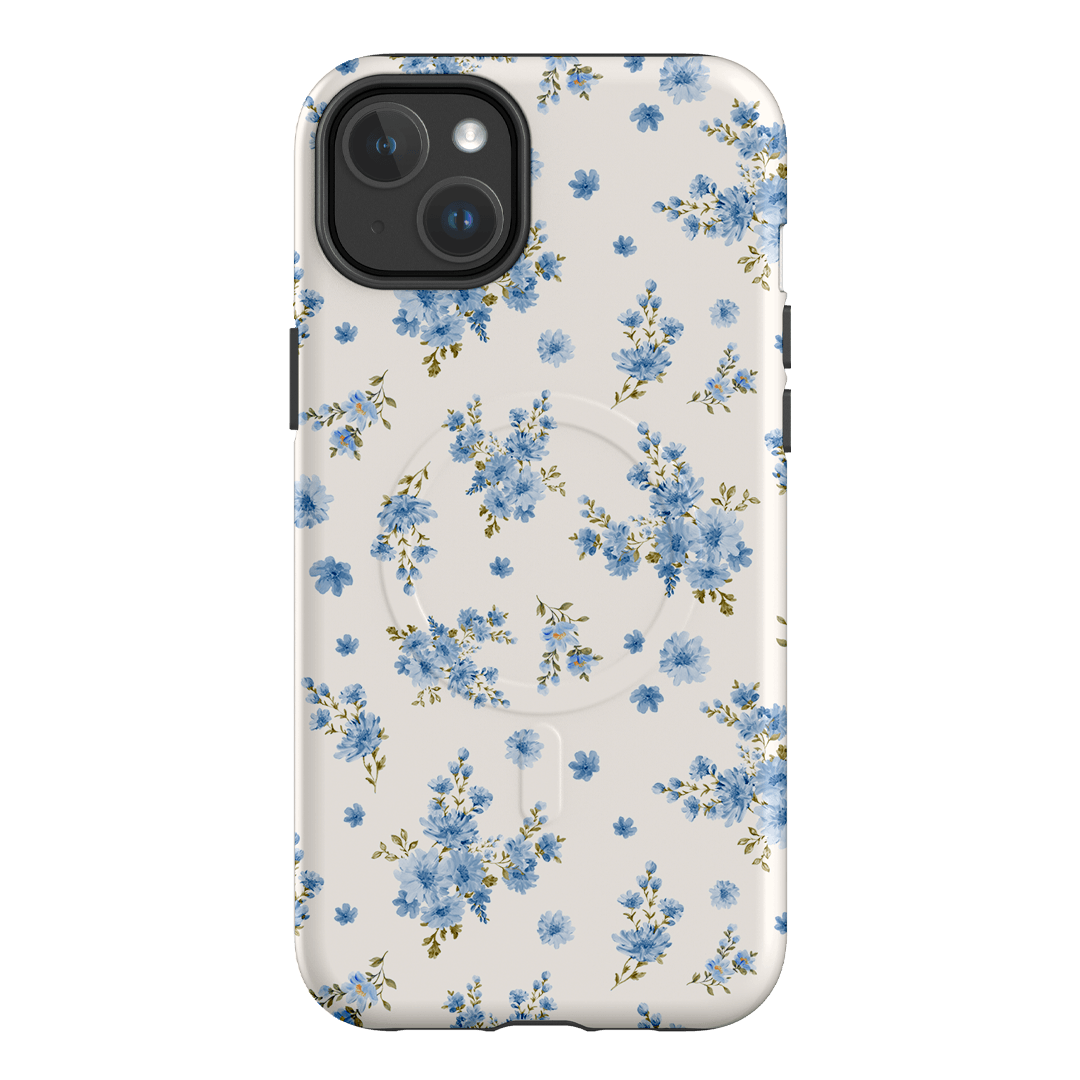 Blue Meadow Printed Phone Cases iPhone 14 Plus / Armoured MagSafe by Kasiags Art - The Dairy