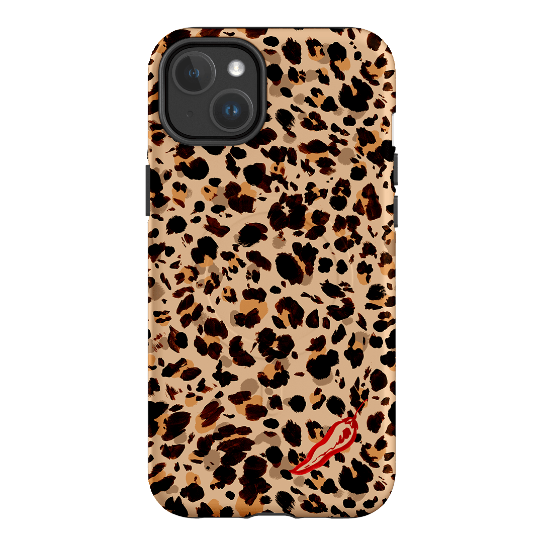 Chilli Leopard Printed Phone Cases iPhone 14 Plus / Armoured MagSafe by Charlie Taylor - The Dairy