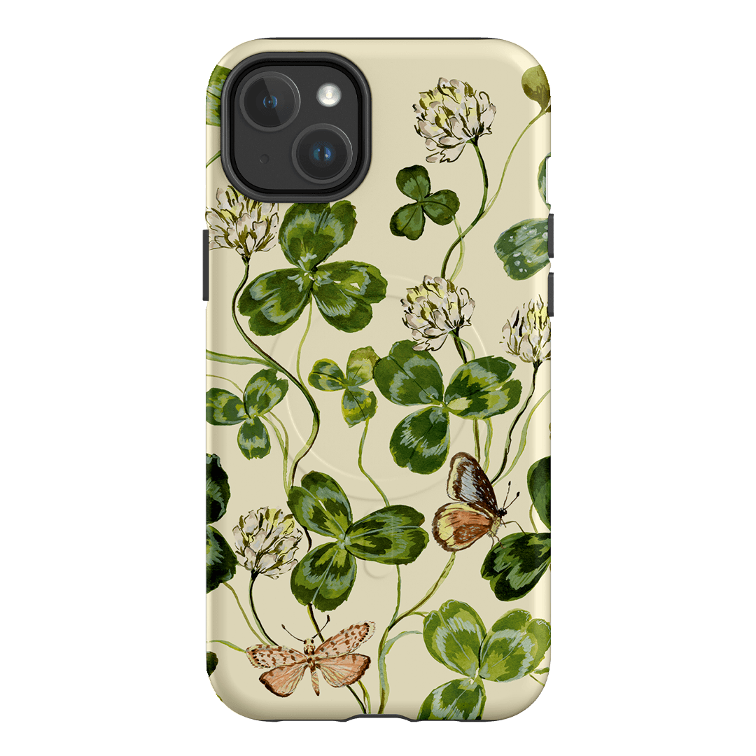 Clover & Butterflies Printed Phone Cases iPhone 14 Plus / Armoured MagSafe by Ellie Mae - The Dairy