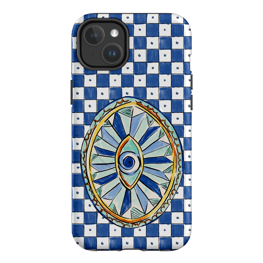 Evil Eye Printed Phone Cases iPhone 14 Plus / Armoured MagSafe by Fenton & Fenton - The Dairy