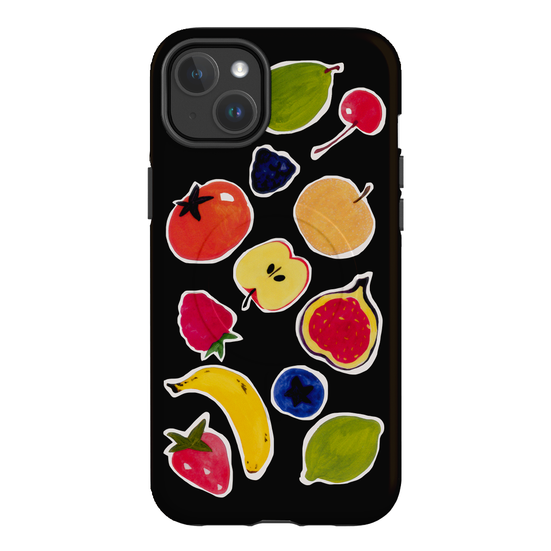 Fruit Stickers Printed Phone Cases iPhone 14 Plus / Armoured MagSafe by Studio Bon - The Dairy