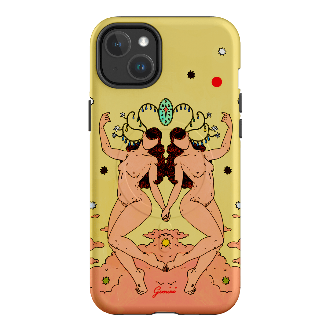 Gemini Season Printed Phone Cases iPhone 14 Plus / Armoured MagSafe by Easty Beasty - The Dairy