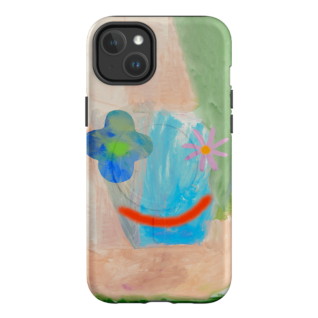 Georgia Flower Printed Phone Cases iPhone 14 Plus / Armoured MagSafe by Kate Eliza - The Dairy