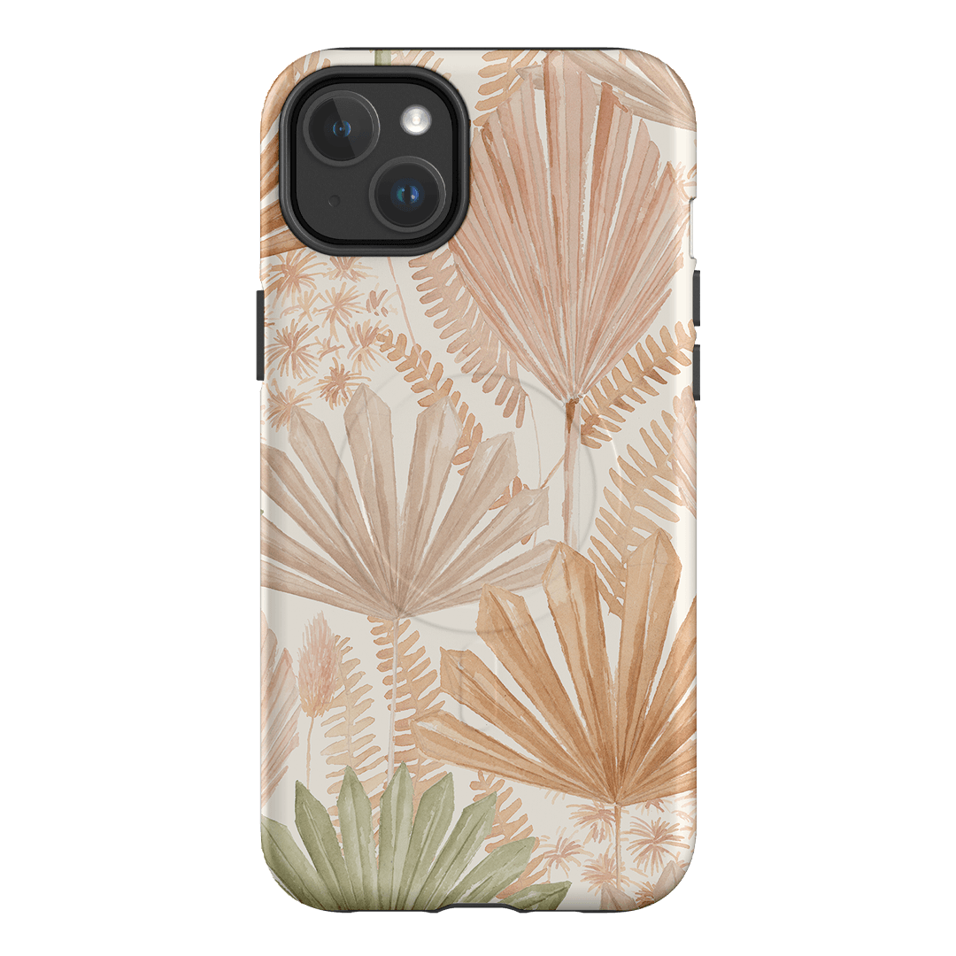 Golden Palm Printed Phone Cases iPhone 14 Plus / Armoured MagSafe by Cass Deller - The Dairy