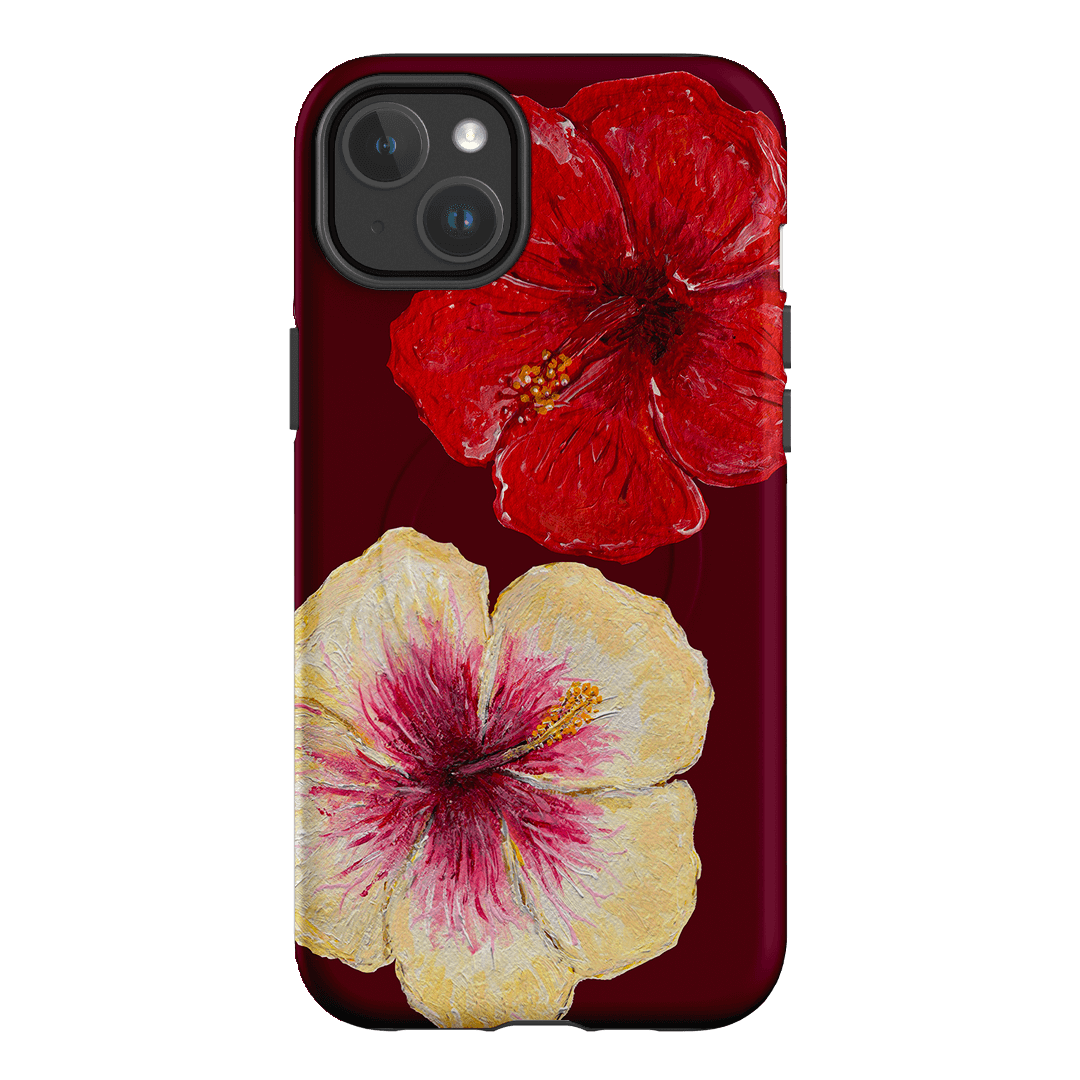 Hibiscus Flower Printed Phone Cases iPhone 14 Plus / Armoured MagSafe by BG. Studio - The Dairy