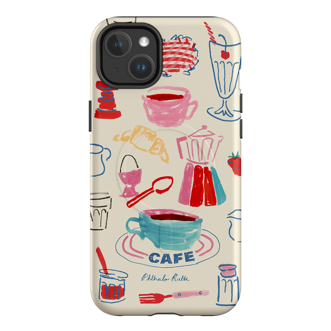 Home Cafe Printed Phone Cases iPhone 14 Plus / Armoured MagSafe by Phthalo Ruth - The Dairy