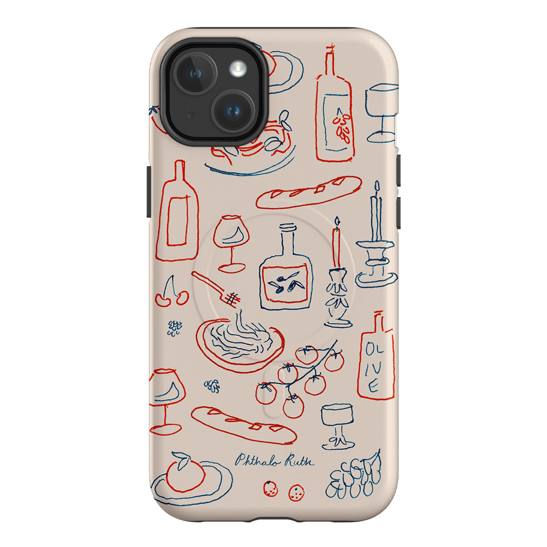 Italian Fare Printed Phone Cases iPhone 14 Plus / Armoured MagSafe by Phthalo Ruth - The Dairy