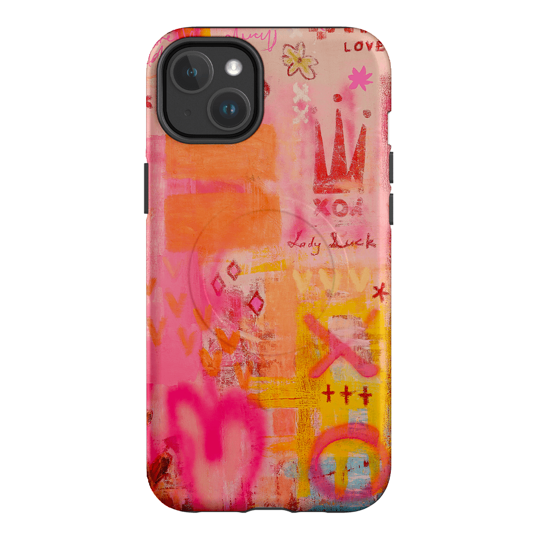 Lady Luck Printed Phone Cases iPhone 14 Plus / Armoured MagSafe by Jackie Green - The Dairy