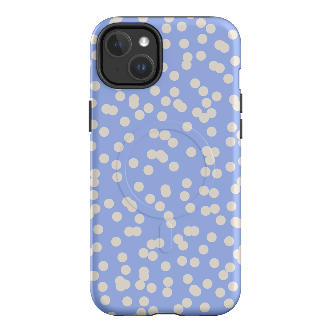 Mini Confetti Periwinkle Salt Printed Phone Cases iPhone 14 Plus / Armoured MagSafe by Veronica Tucker - The Dairy