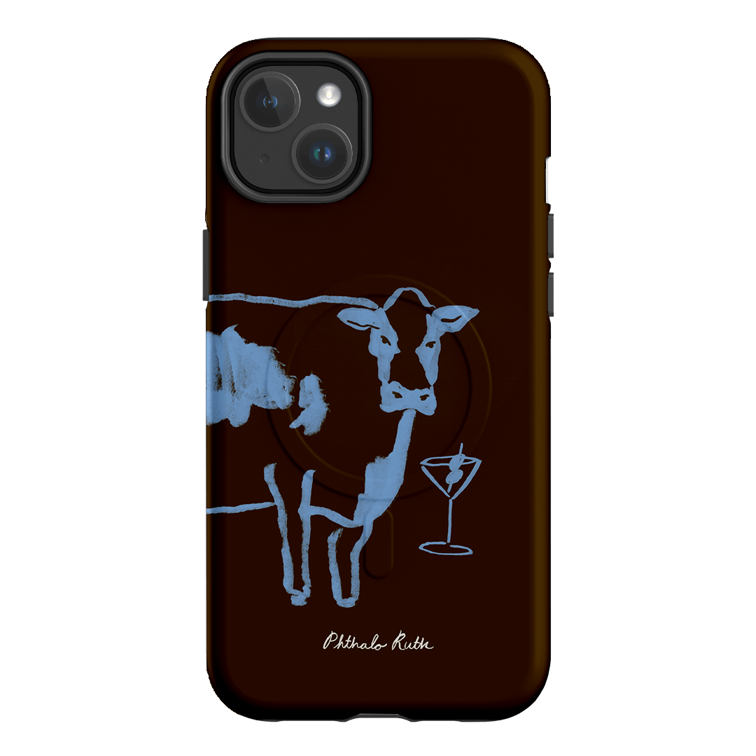 Mootini Espresso Printed Phone Cases iPhone 14 Plus / Armoured MagSafe by Phthalo Ruth - The Dairy