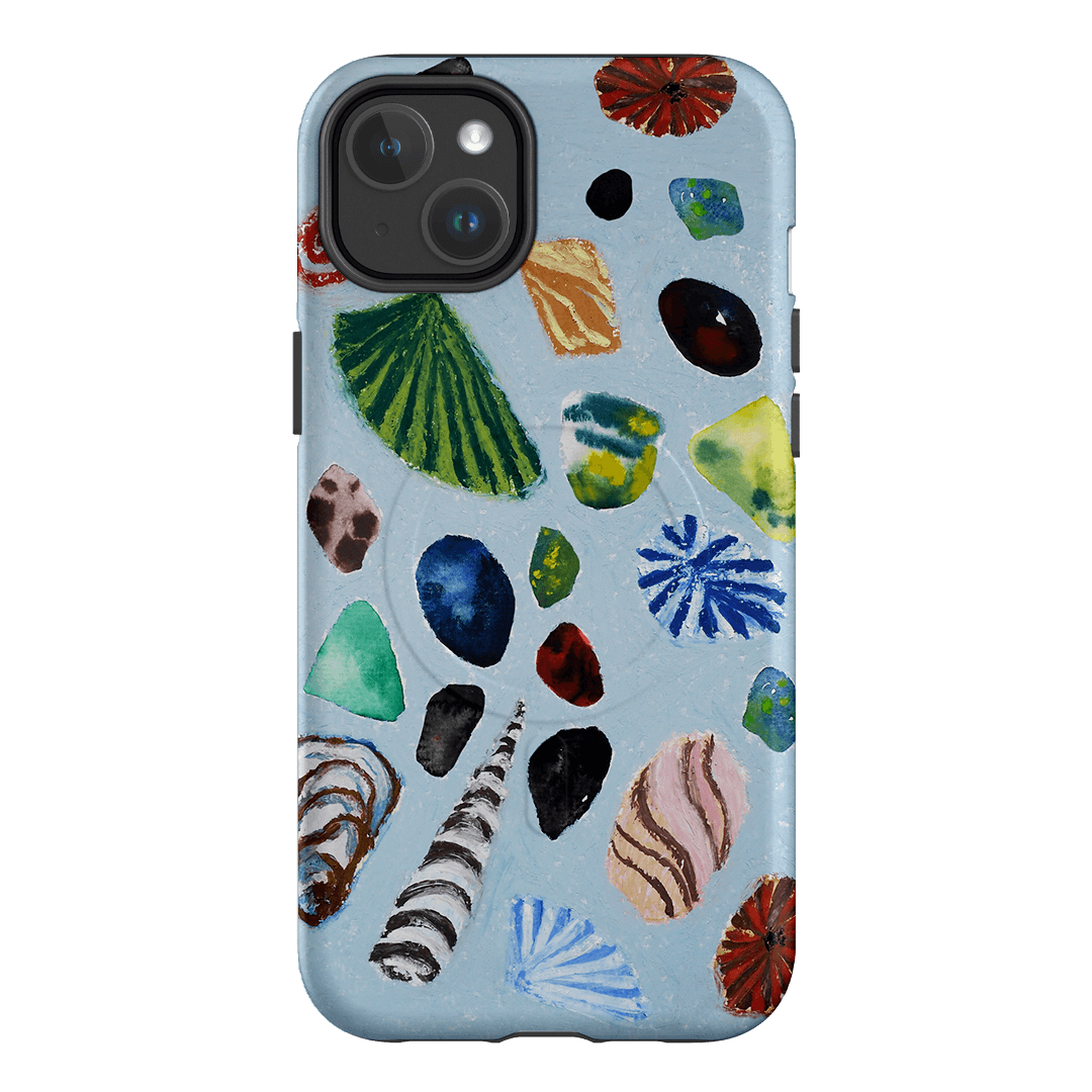 Ocean Currency Printed Phone Cases iPhone 14 Plus / Armoured MagSafe by Lisa Hu - The Dairy