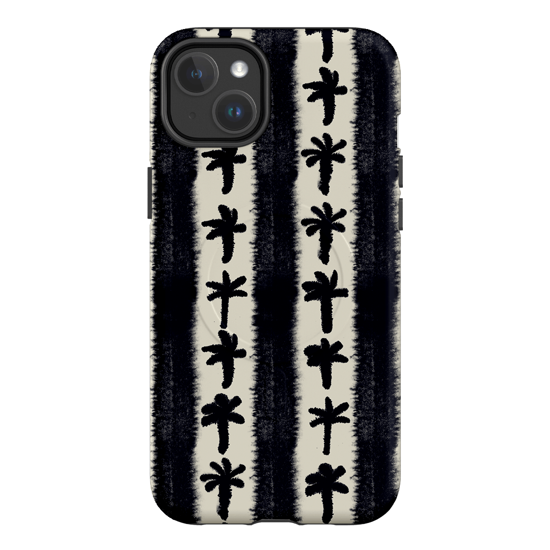 Palm Stripe Printed Phone Cases iPhone 14 Plus / Armoured MagSafe by Desmond & Dempsey - The Dairy