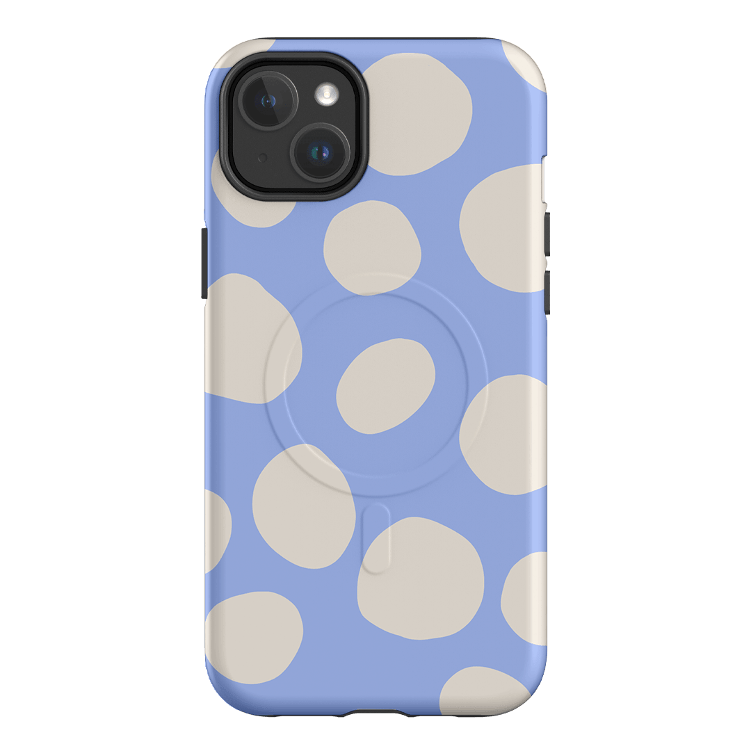 Pebbles Periwinkle Salt Printed Phone Cases iPhone 14 Plus / Armoured MagSafe by Veronica Tucker - The Dairy