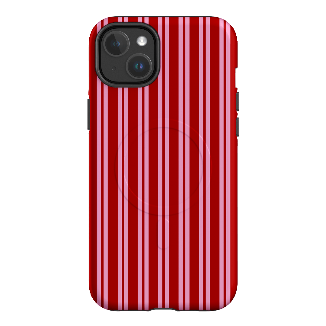 Punch Stripes Printed Phone Cases iPhone 14 Plus / Armoured MagSafe by The Dairy - The Dairy