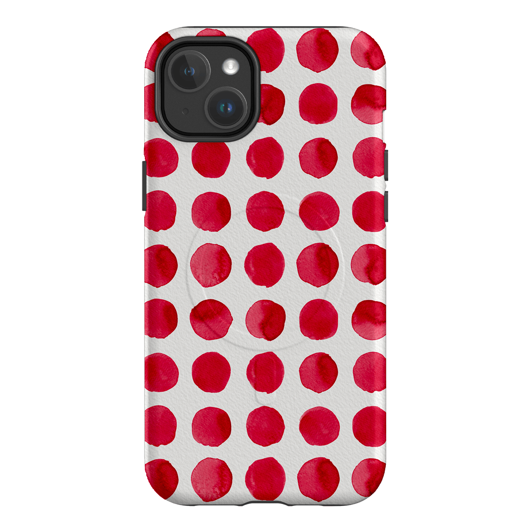 Spots in Red Printed Phone Cases by The Dairy - The Dairy