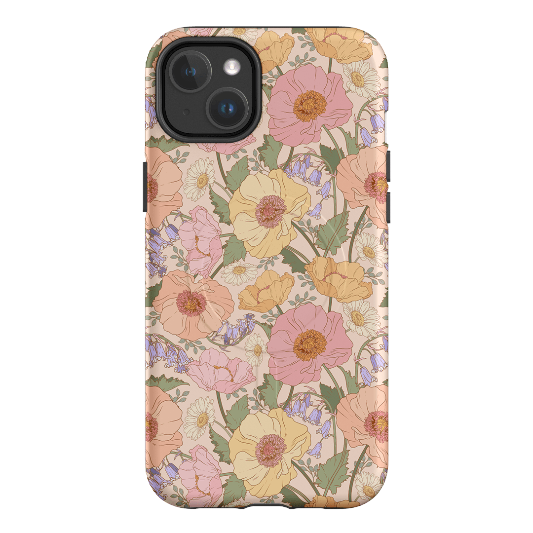 Spring Poppy Printed Phone Cases iPhone 14 Plus / Armoured MagSafe by Kasiags Art - The Dairy