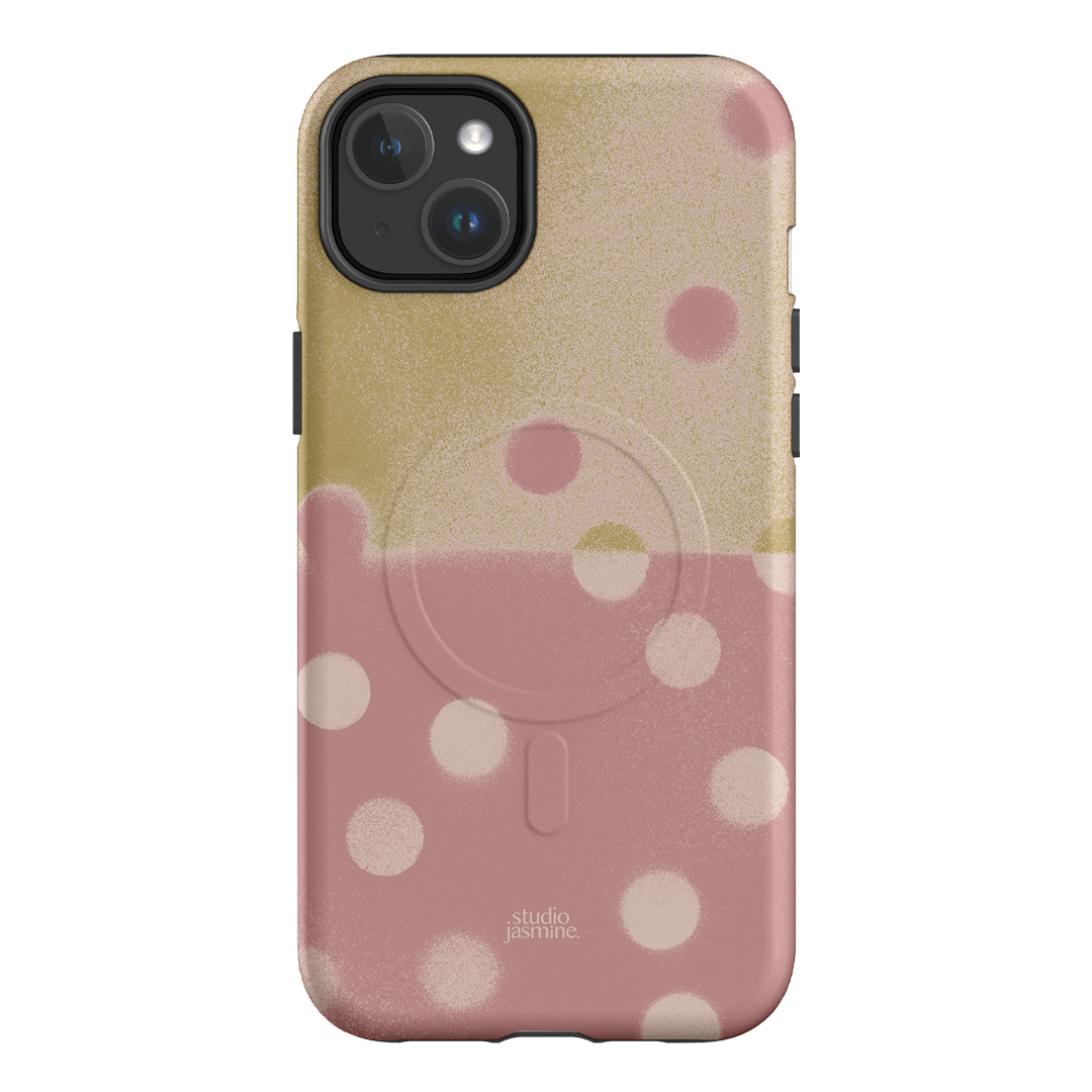 Strawberry Polka Dot Printed Phone Cases iPhone 14 Plus / Armoured MagSafe by Jasmine Dowling - The Dairy