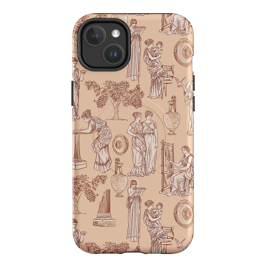 Symposium Rosewater Printed Phone Cases iPhone 14 Plus / Armoured MagSafe by Veronica Tucker - The Dairy