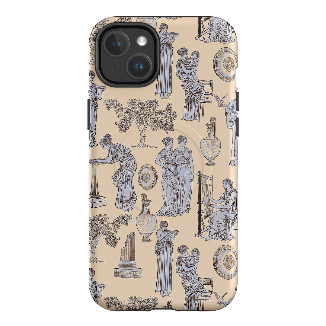 Symposium Alabaster Printed Phone Cases iPhone 14 Plus / Armoured MagSafe by Veronica Tucker - The Dairy