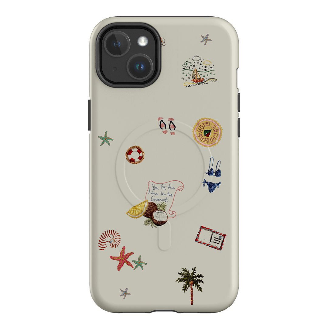Vacay All Day Cream Printed Phone Cases by Antipodean - The Dairy