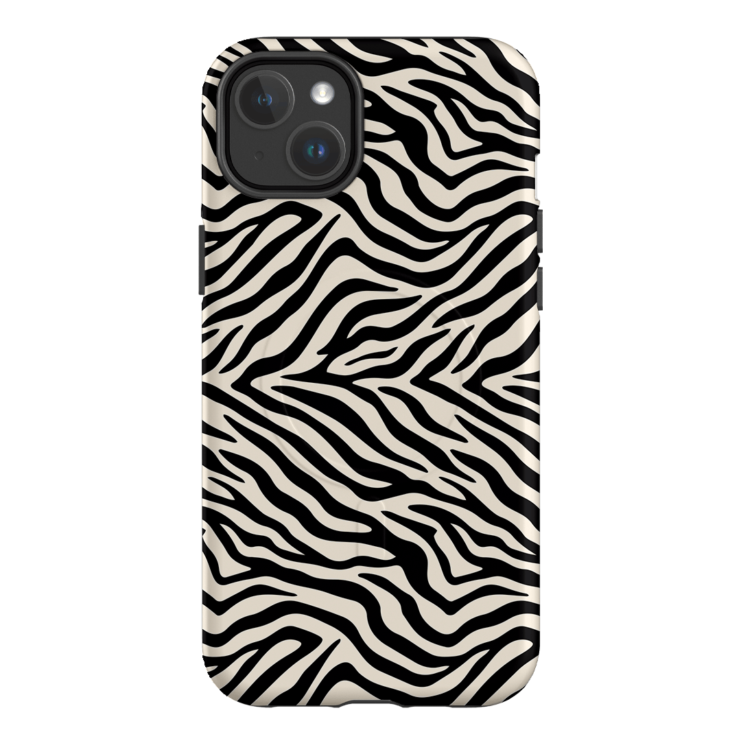 Zebra Ink Printed Phone Cases iPhone 14 Plus / Armoured MagSafe by The Dairy - The Dairy