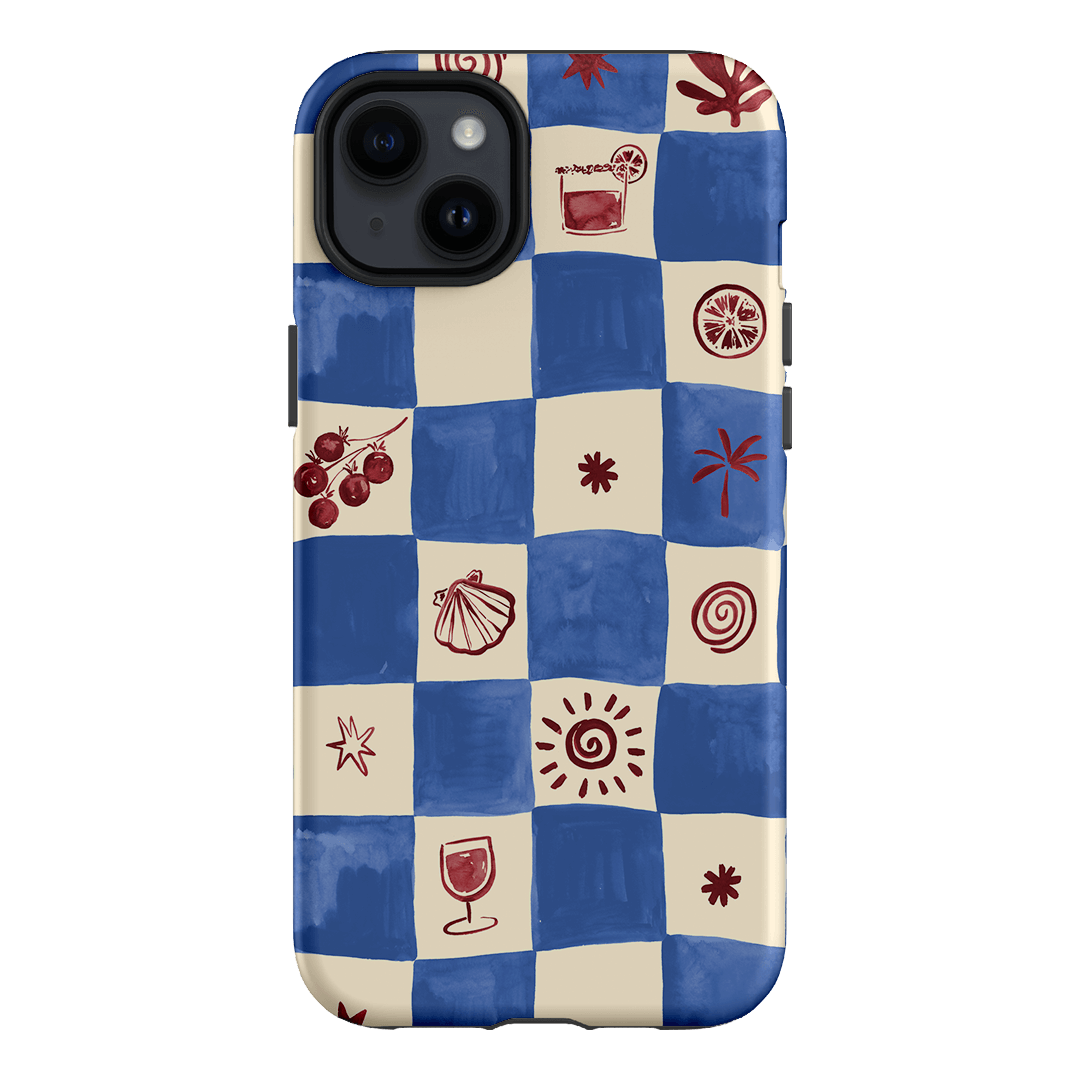 Afternoon Mezze Cornflower Printed Phone Cases iPhone 14 Plus / Armoured by Charlie Taylor - The Dairy