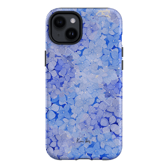 Hydrangea Blue Printed Phone Cases iPhone 14 Plus / Armoured by Kerrie Hess - The Dairy