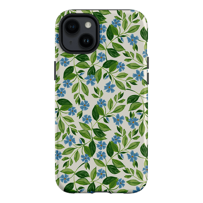 Blue Vines Printed Phone Cases iPhone 14 Plus / Armoured by Ellie Mae - The Dairy