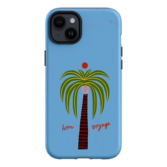 Bon Voyage Blue Printed Phone Cases iPhone 14 Plus / Armoured by Marie Fauritte - The Dairy