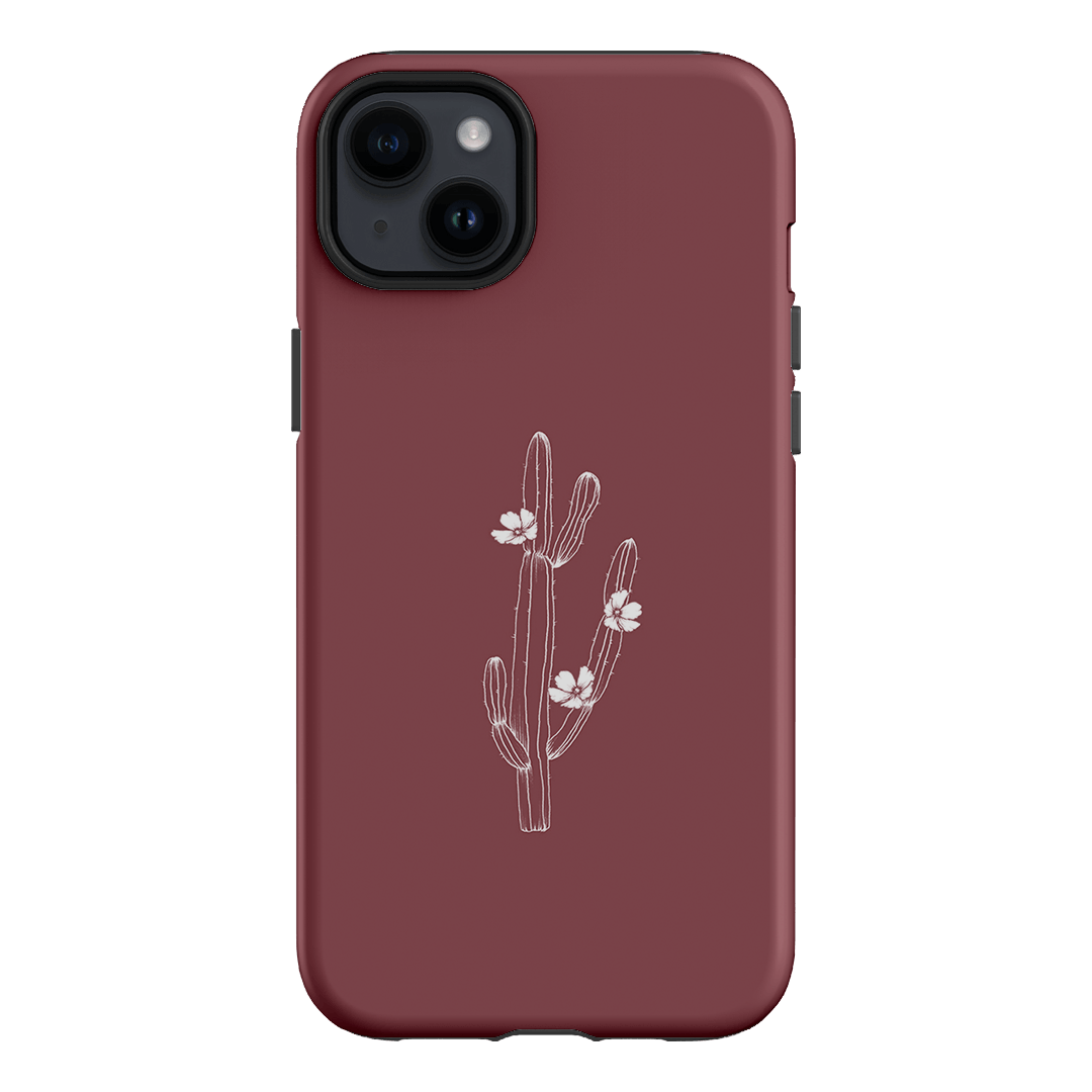 Cactus Flower Printed Phone Cases iPhone 14 Plus / Armoured by Typoflora - The Dairy