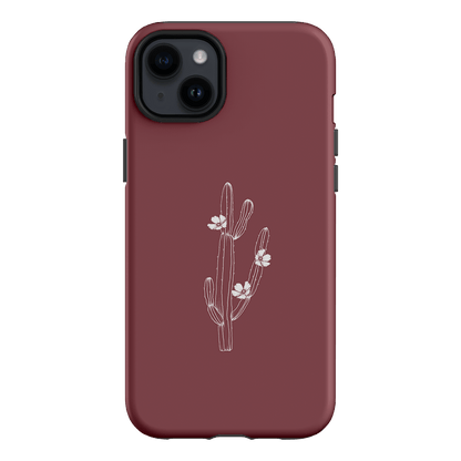 Cactus Flower Printed Phone Cases iPhone 14 Plus / Armoured by Typoflora - The Dairy