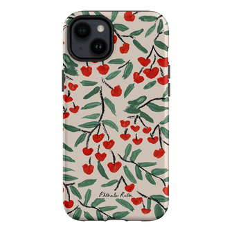 Cherry Love Printed Phone Cases iPhone 14 Plus / Armoured by Phthalo Ruth - The Dairy