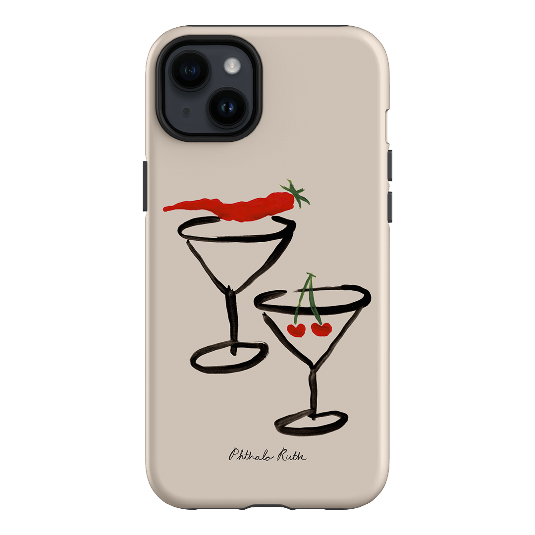 Chili Cherry Printed Phone Cases iPhone 14 Plus / Armoured by Phthalo Ruth - The Dairy