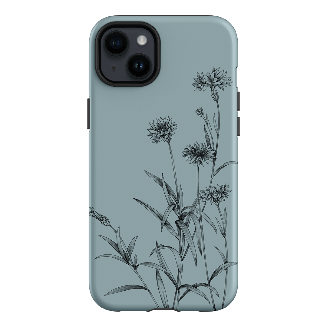Cornflowers Study Printed Phone Cases iPhone 14 Plus / Armoured by Typoflora - The Dairy
