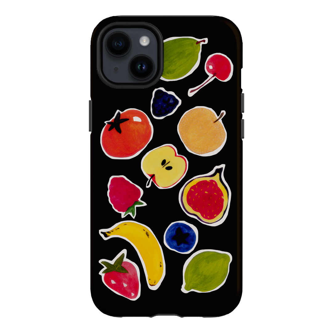 Fruit Stickers Printed Phone Cases iPhone 14 Plus / Armoured by Studio Bon - The Dairy