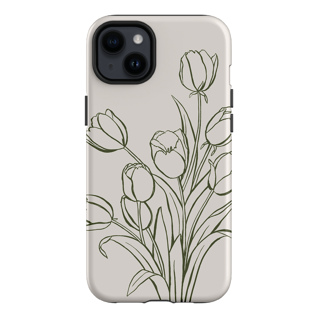 Inked Tulips Printed Phone Cases iPhone 14 Plus / Armoured by Typoflora - The Dairy
