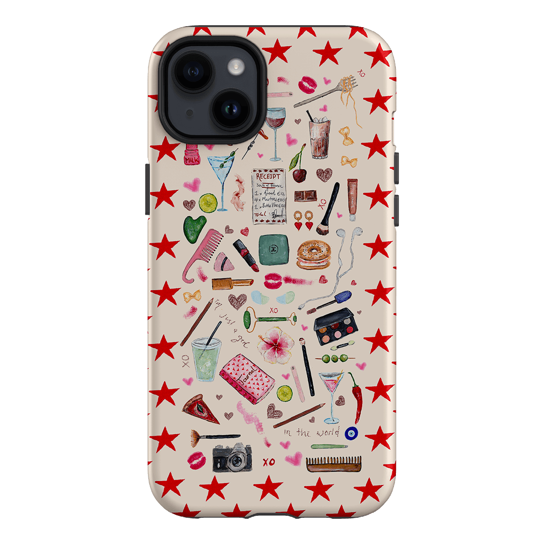 Just A Girl Printed Phone Cases iPhone 14 Plus / Armoured by BG. Studio - The Dairy
