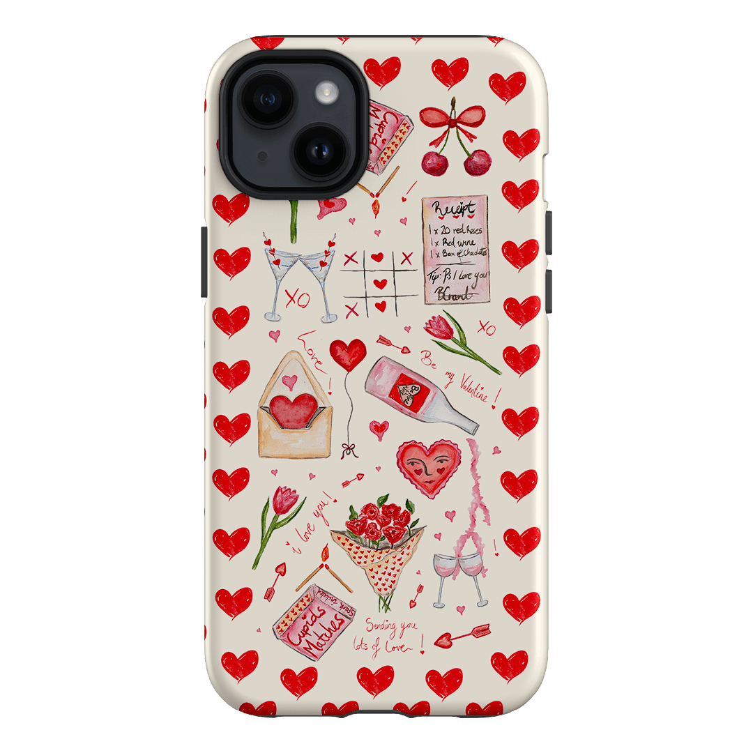 Love Note Printed Phone Cases iPhone 14 Plus / Armoured by BG. Studio - The Dairy