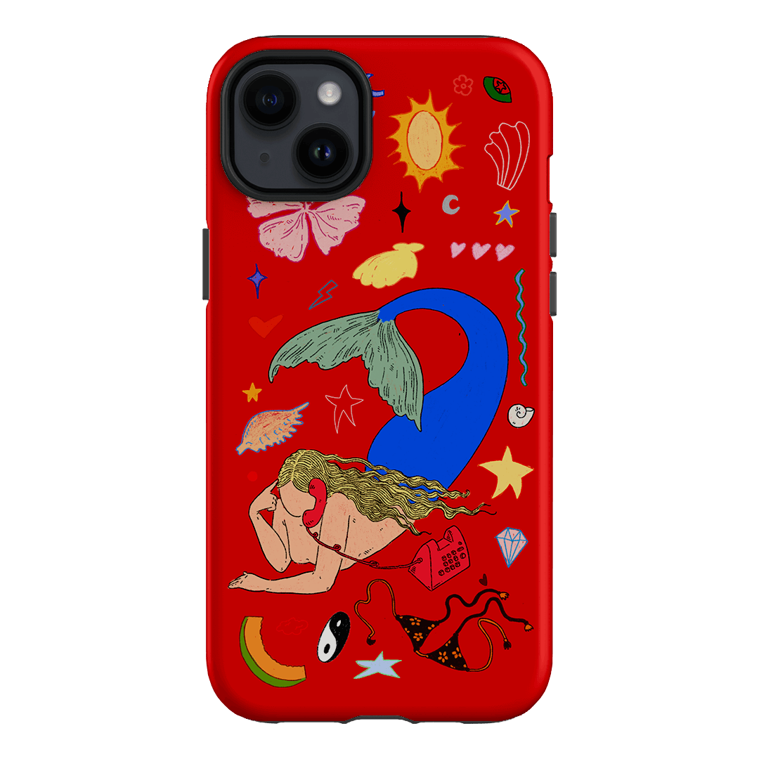 Mermaid Salad Scarlet Printed Phone Cases iPhone 14 Plus / Armoured by Easty Beasty - The Dairy
