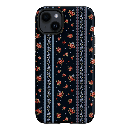 Midnight Stripe Printed Phone Cases iPhone 14 Plus / Armoured by Kasiags Art - The Dairy
