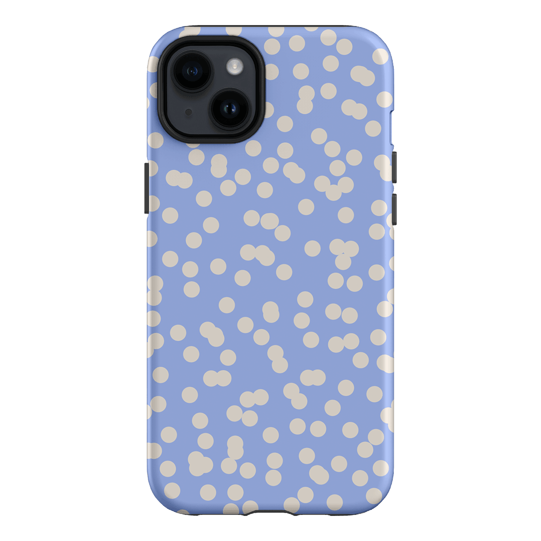 Mini Confetti Periwinkle Salt Printed Phone Cases iPhone 14 Plus / Armoured by Veronica Tucker - The Dairy