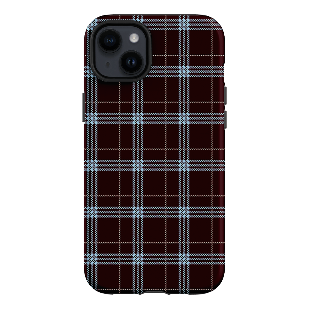 Mocha Plaid Printed Phone Cases iPhone 14 Plus / Armoured by The Dairy - The Dairy