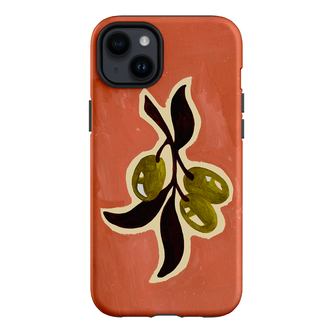 Olives Printed Phone Cases iPhone 14 Plus / Armoured by Studio Bon - The Dairy