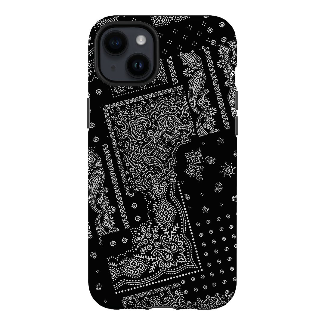 Paisley Noir Printed Phone Cases iPhone 14 Plus / Armoured by The Dairy - The Dairy