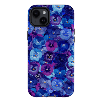 Pansy Jumble Printed Phone Cases iPhone 14 Plus / Armoured by Kayla Henley - The Dairy