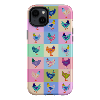 Pastel Chickens Printed Phone Cases iPhone 14 Plus / Armoured by Kayla Henley - The Dairy