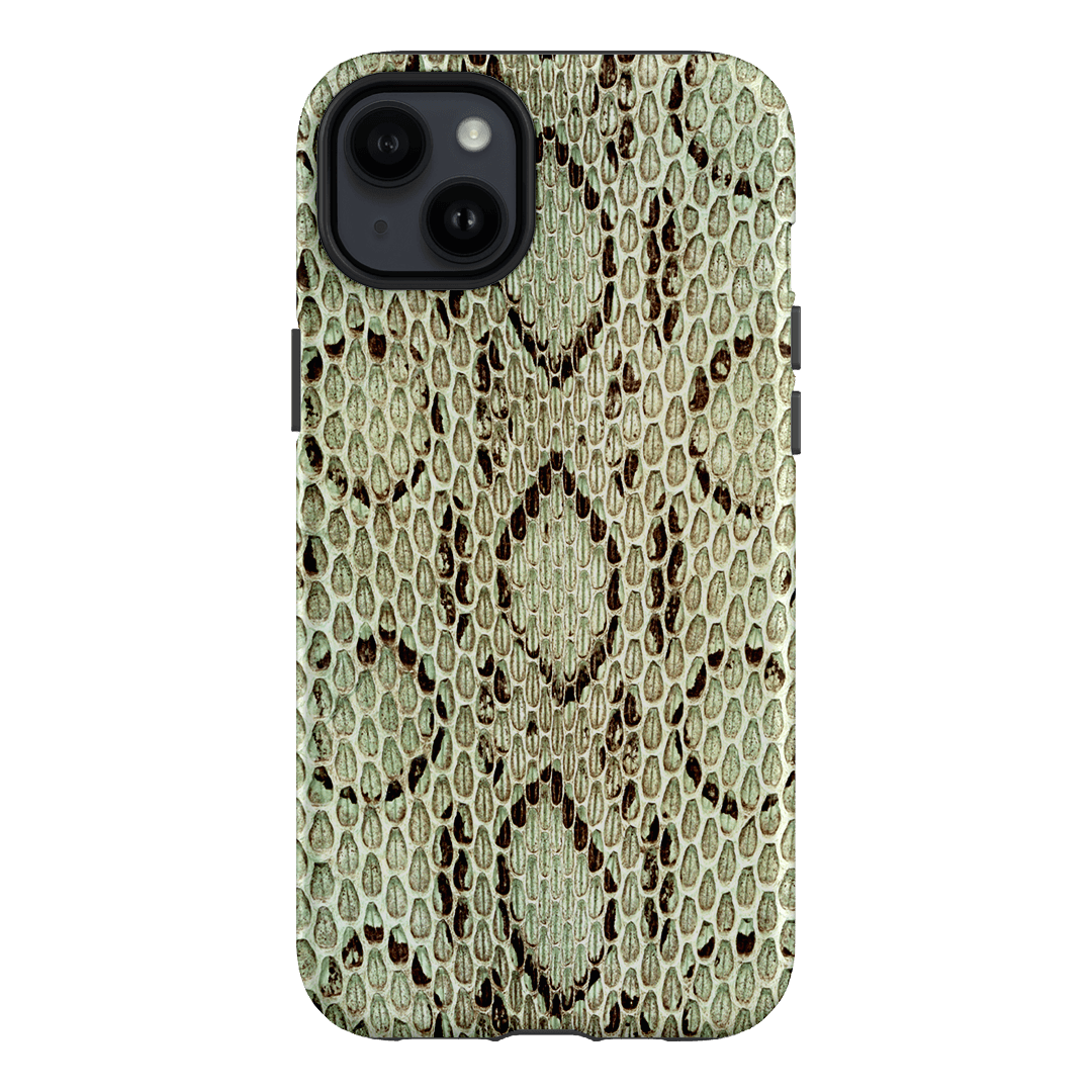 Pistachio Python Printed Phone Cases iPhone 14 Plus / Armoured by The Dairy - The Dairy