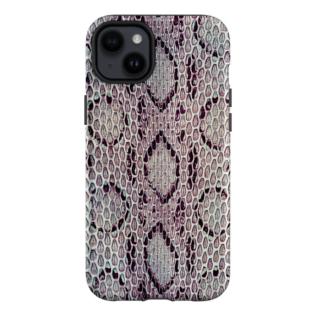 Plum Python Printed Phone Cases iPhone 14 Plus / Armoured by The Dairy - The Dairy