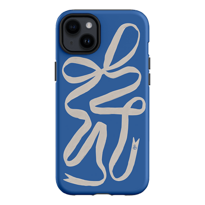 Something Blue Ribbon Printed Phone Cases iPhone 14 Plus / Armoured by Jasmine Dowling - The Dairy