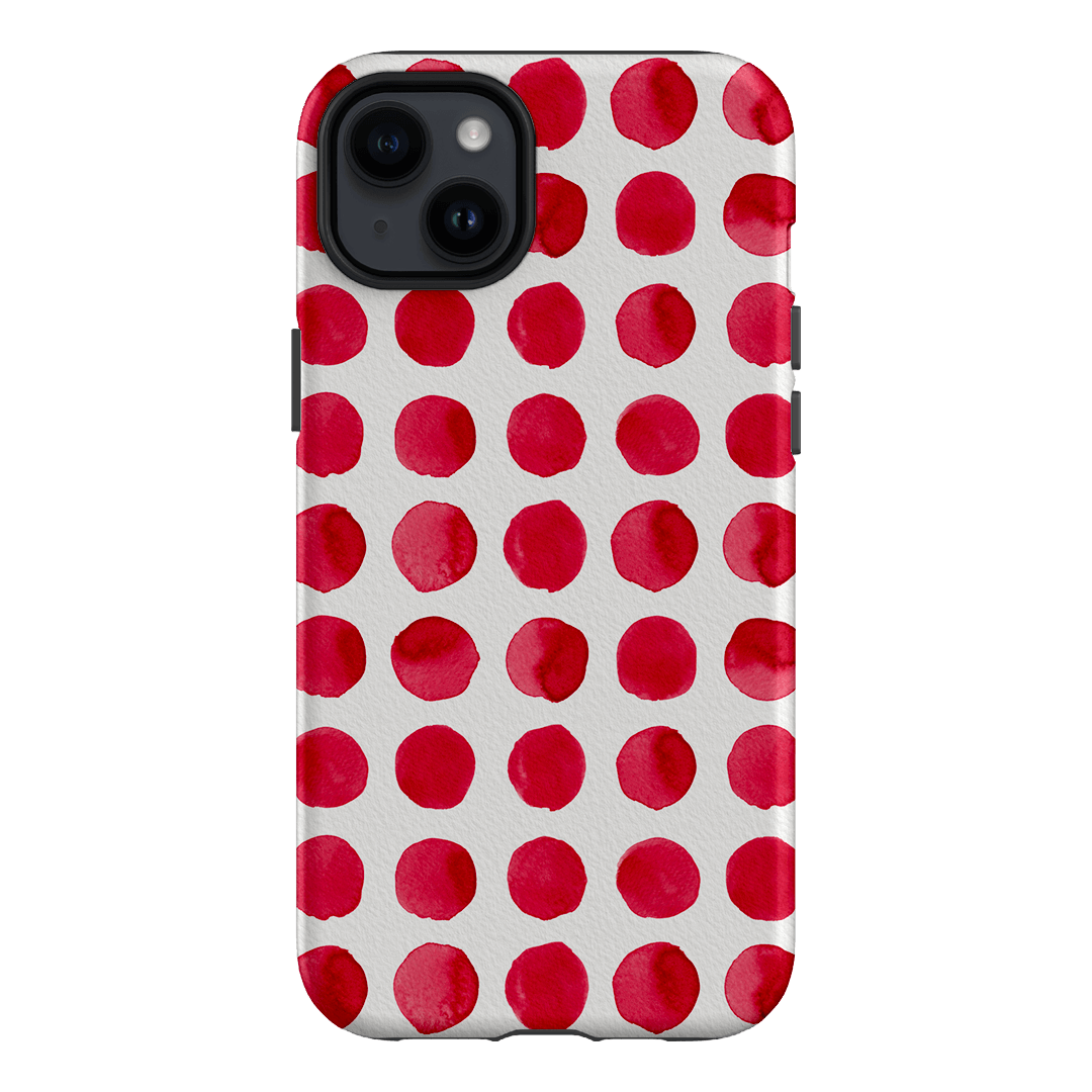 Spots in Red Printed Phone Cases by The Dairy - The Dairy